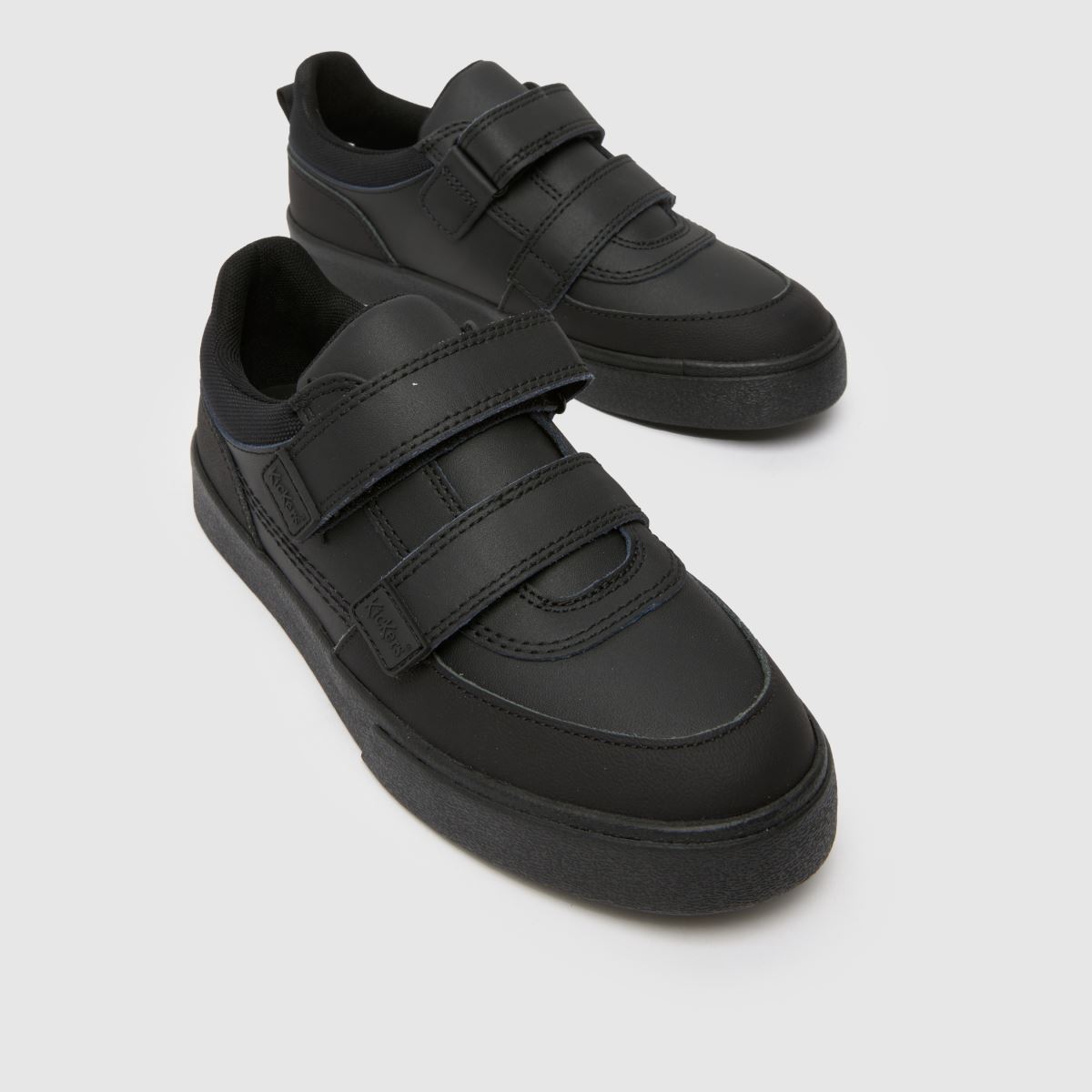 Kickers Tovni Scuff Lo Boys Junior in Black Kickers Tovni Scuff Lo 4
