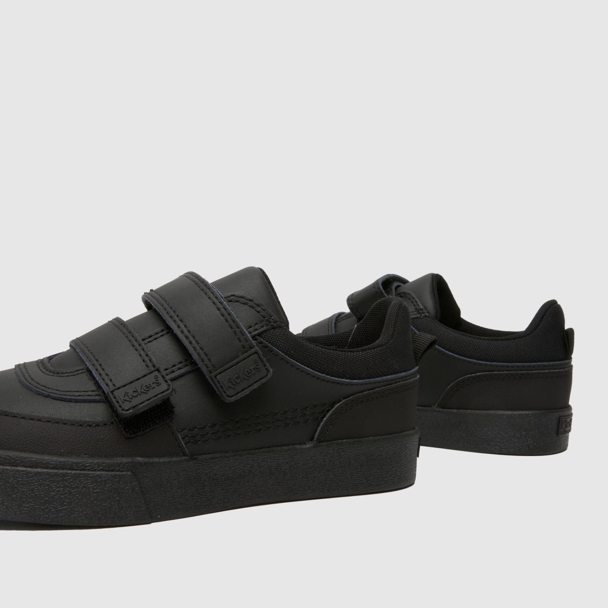 Kickers Tovni Scuff Lo Boys Junior in Black Kickers Tovni Scuff Lo 7