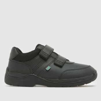 Kickers Black Kick Stomper Twin Boys Junior