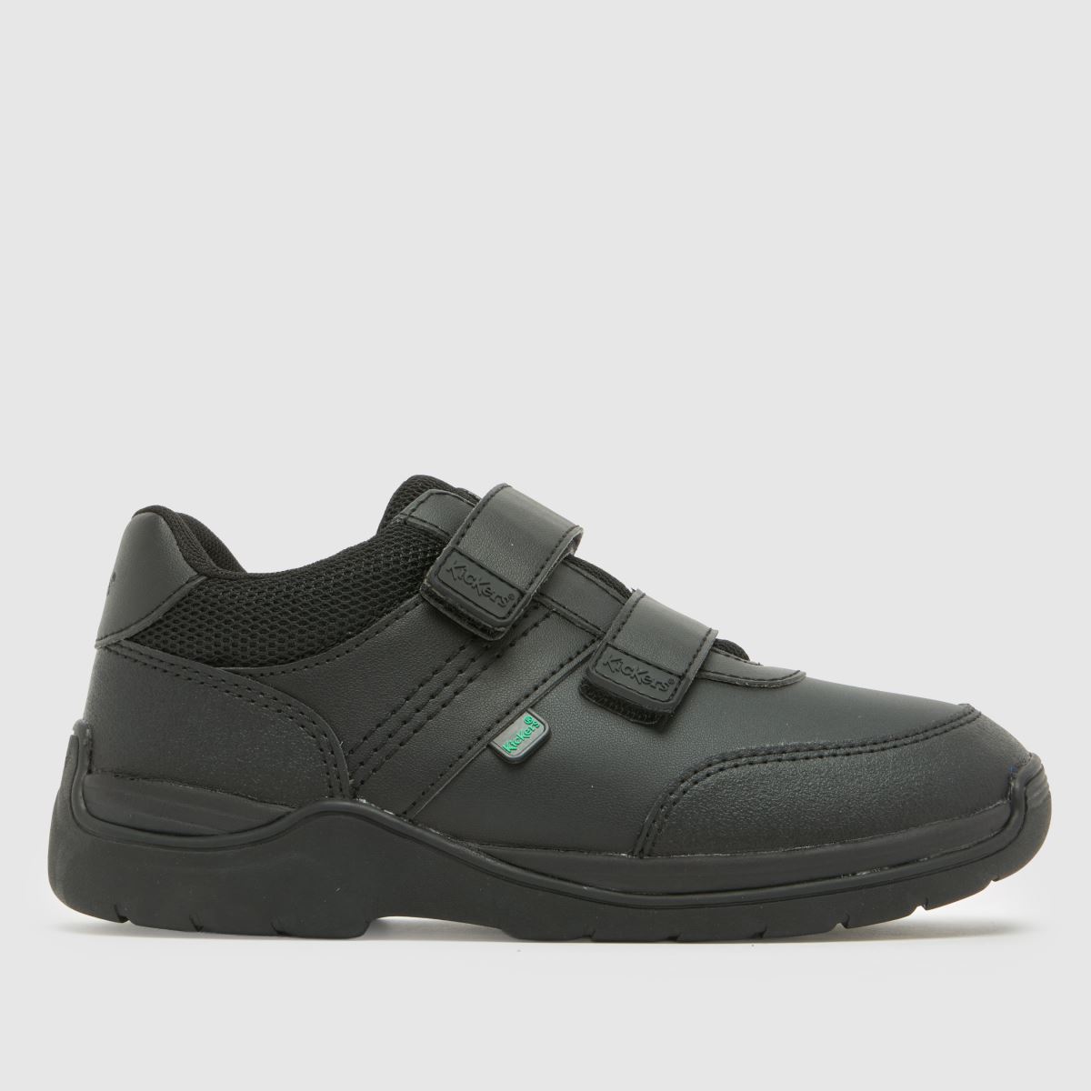 Kickers Black Kick Stomper Twin Boys Junior Shoes