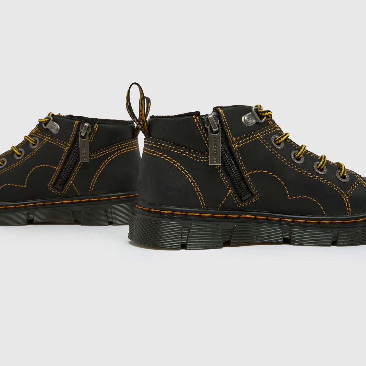 Dr Martens Raffe Church Boys Junior in Black Dr Martens Raffe Church 4