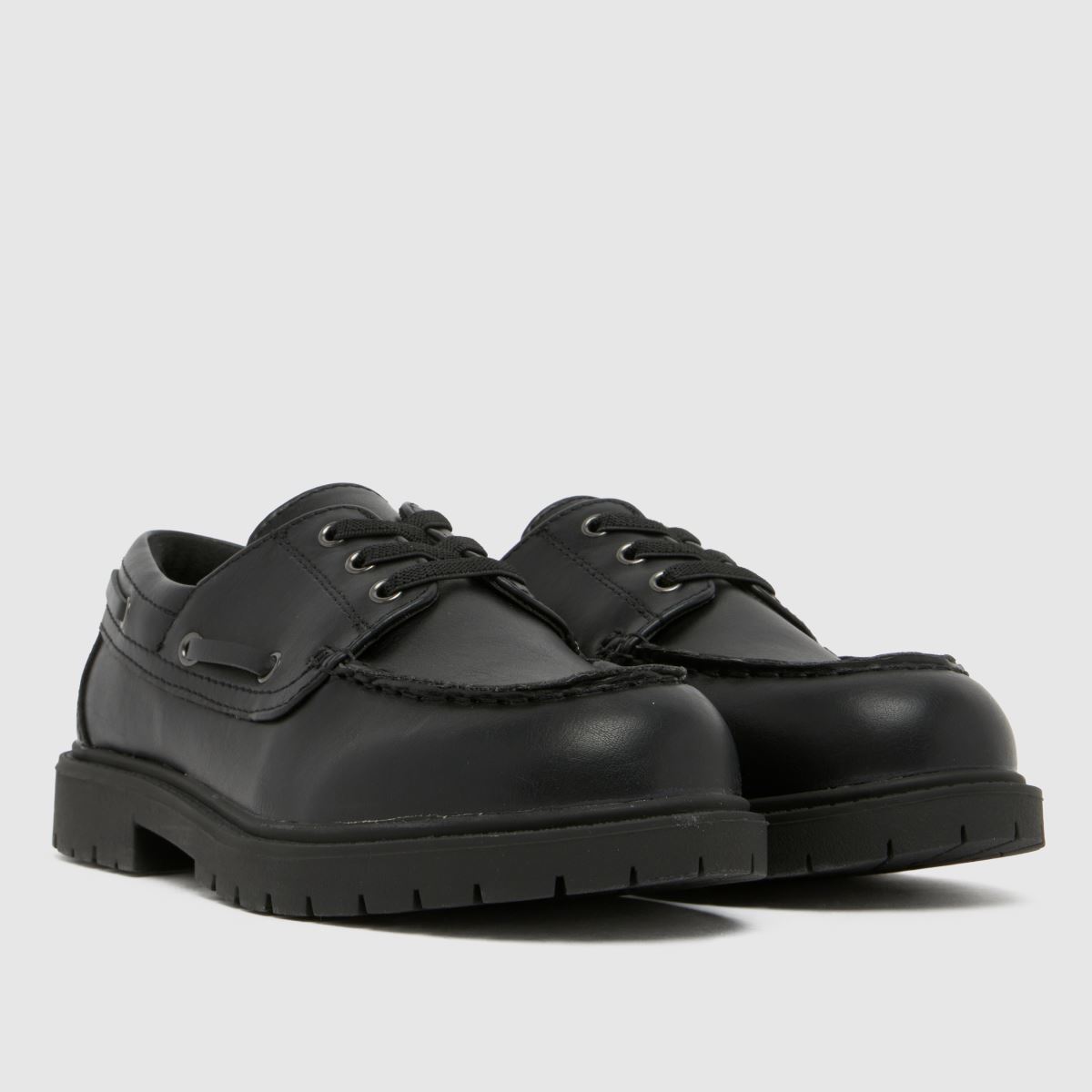 schuh Lance Boat Boys Junior in Black schuh Lance Boat 1