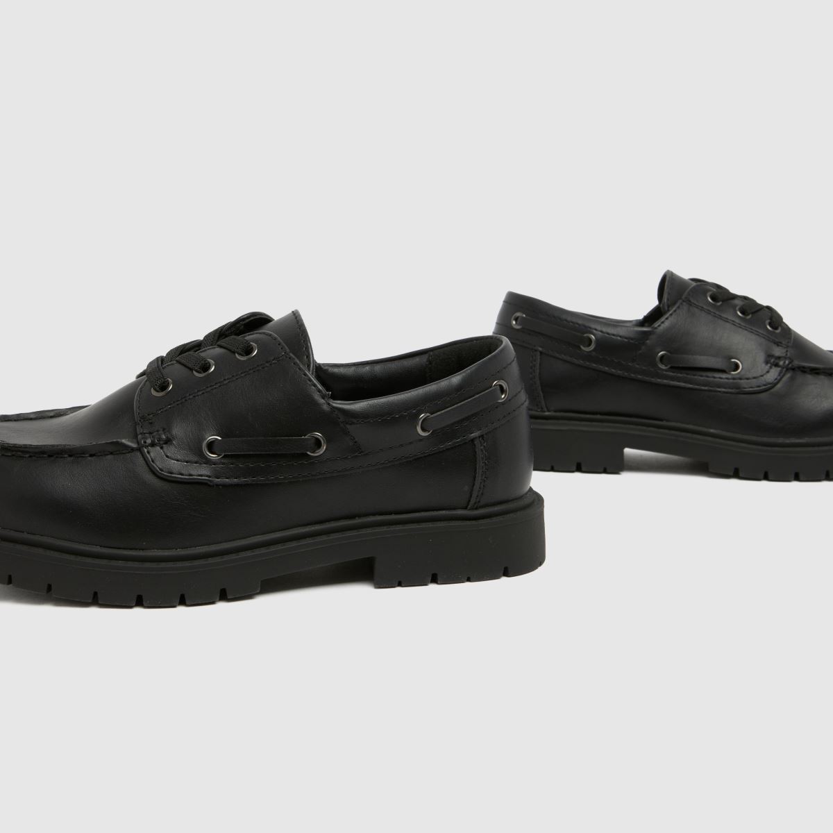 schuh Lance Boat Boys Junior in Black schuh Lance Boat 7