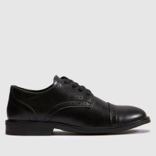 schuh Landyn Brogue Lace Up Boys Junior in Black schuh Landyn Brogue Lace Up,1 of 4