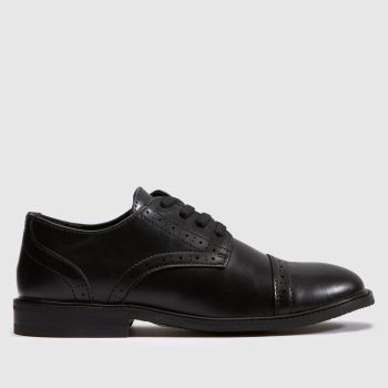 schuh Black Landyn Brogue Lace Up Boys Junior