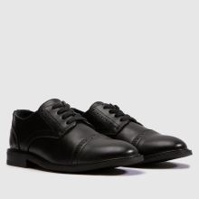 schuh Landyn Brogue Lace Up Boys Junior in Black schuh Landyn Brogue Lace Up,2 of 4