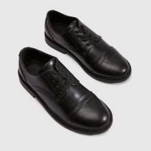 schuh Landyn Brogue Lace Up Boys Junior in Black schuh Landyn Brogue Lace Up,3 of 4