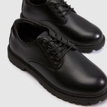 schuh Military Leather Derby Boys Junior in Black schuh Military Leather Derby,3 of 4