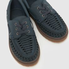 schuh Lonely Woven Lace Up Boys Junior in Navy schuh Lonely Woven Lace Up,3 of 4