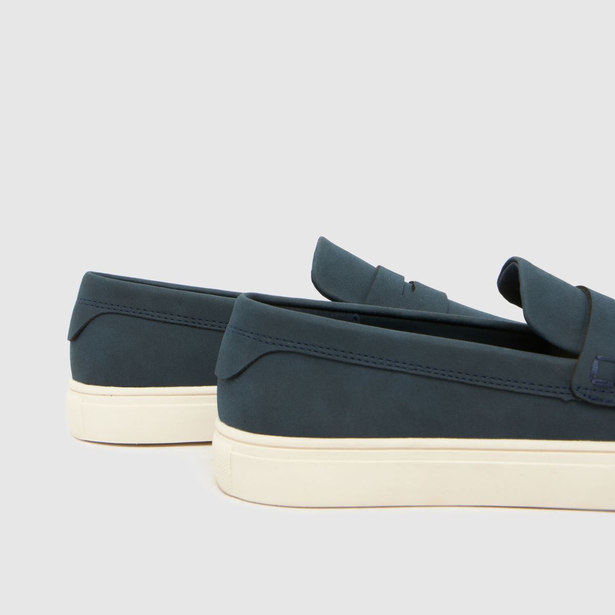 schuh Loudest White Sole Loafer Boys Junior in Navy schuh Loudest White Sole Loafer 7