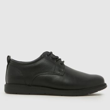 schuh Black Rectangle Lace Up Boys Junior