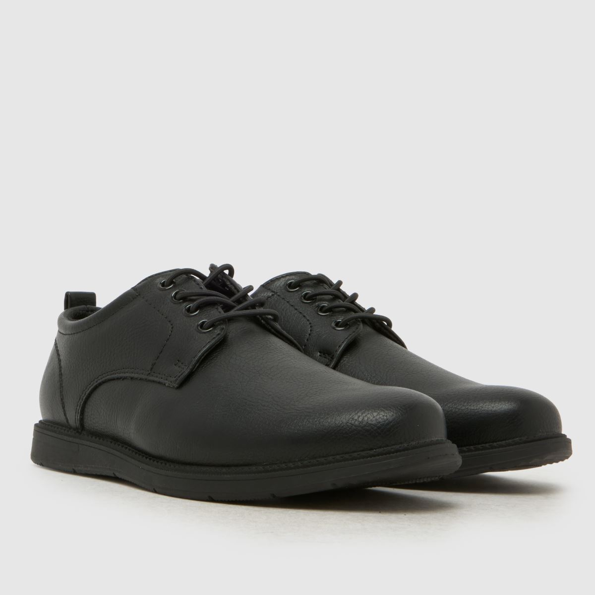 schuh Rectangle Lace Up Boys Junior in Black schuh Rectangle Lace Up 1