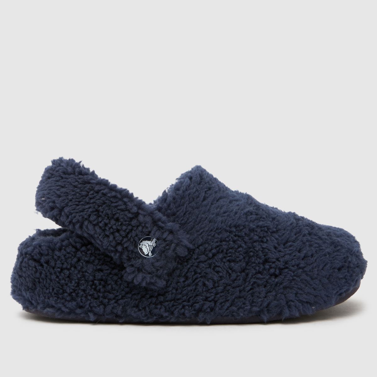 Crocs Navy Classic Cozzzy Boys Youth Slippers