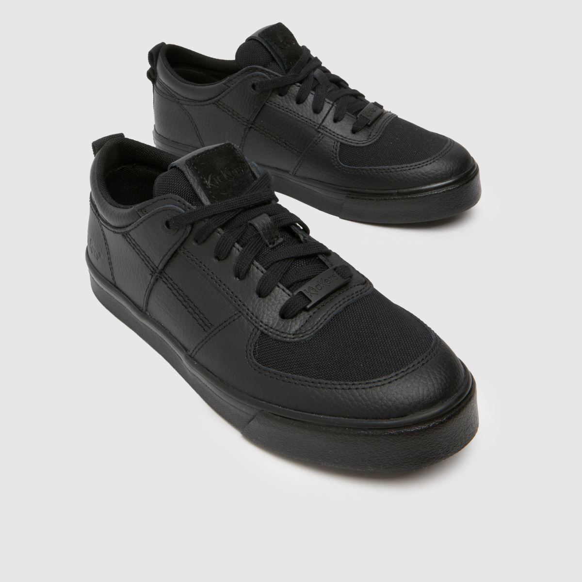 Kickers Tovni Lo Mix Mesh Boys Youth in Black Kickers Tovni Lo Mix Mesh 4