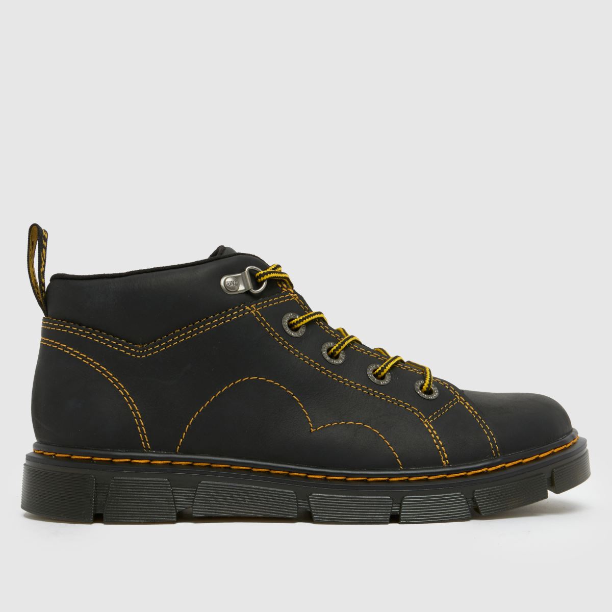 Dr. Martens Black Raffe Church Boys Youth Boots