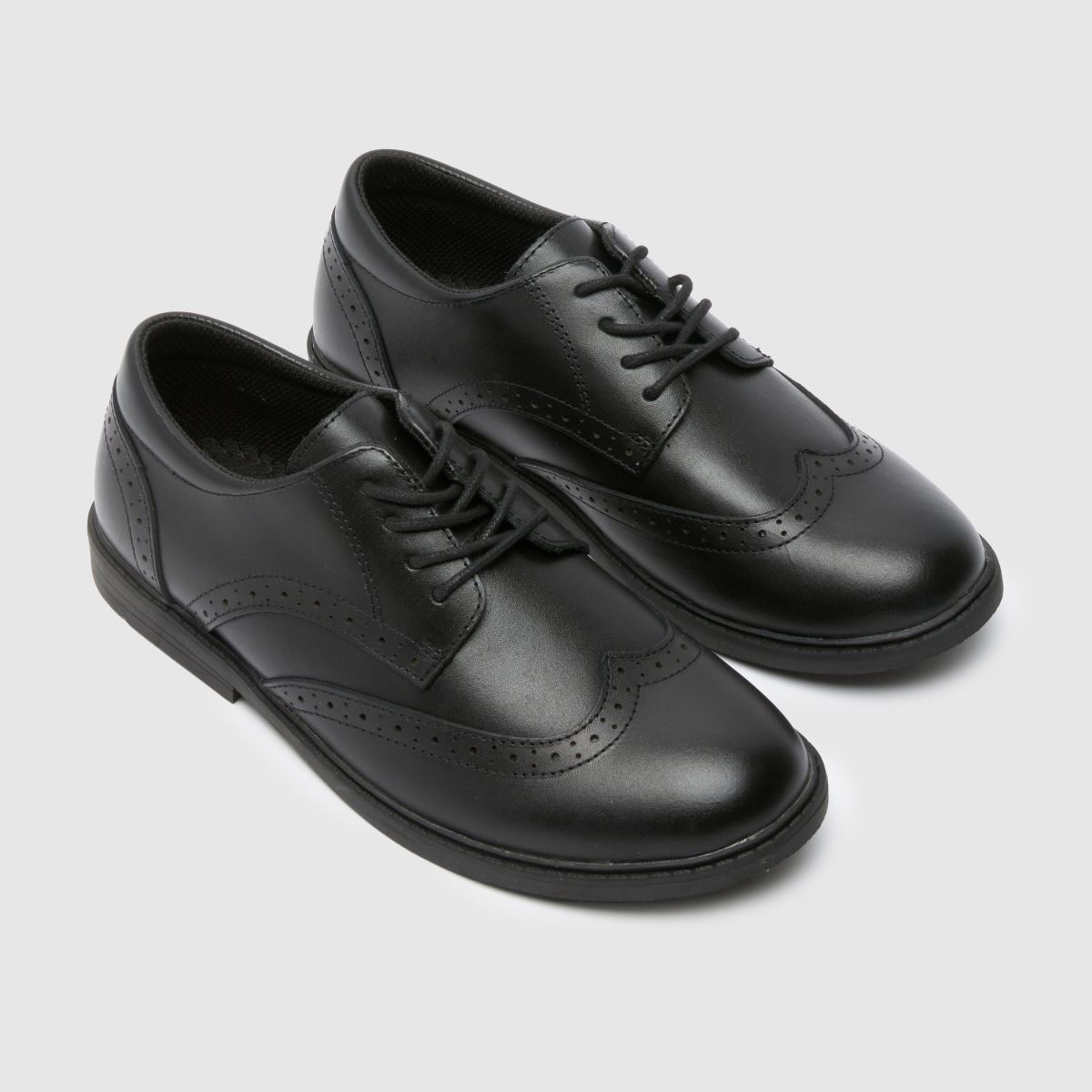 schuh Lewis Brogue Boys Youth in Black schuh Lewis Brogue 4