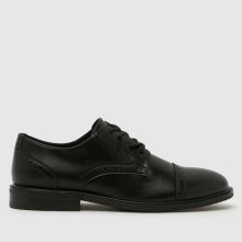 schuh Landyn Brogue Lace Up Boys Youth in Black schuh Landyn Brogue Lace Up,1 of 4