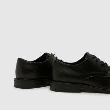 schuh Landyn Brogue Lace Up Boys Youth in Black schuh Landyn Brogue Lace Up,4 of 4