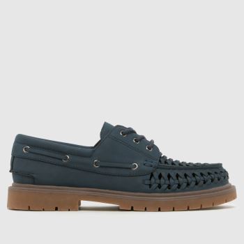 schuh Marineblau Lonely Woven Lace Up Jungen Jugendliche