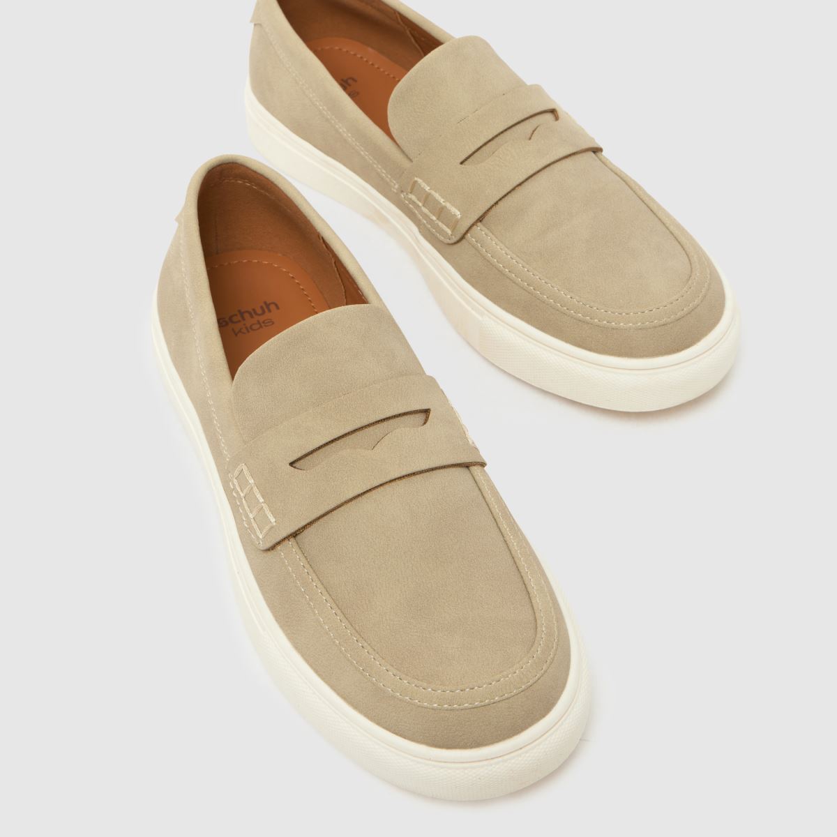 schuh Loudest White Sole Loafer Boys Youth in Light Grey schuh Loudest White Sole Loafer 4