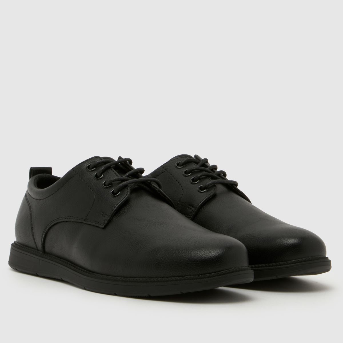 schuh Rectangle Lace Up Boys Youth in Black schuh Rectangle Lace Up 1