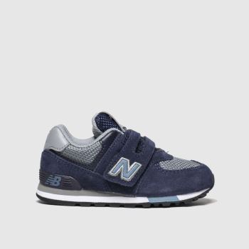 new balance navy & pl blue 574 trainers toddler new balance navy & pl blue 574 trainers toddler