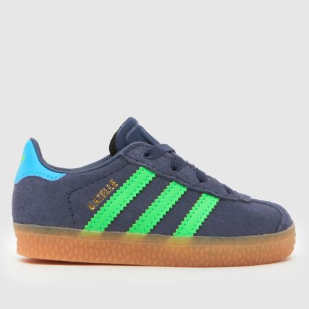 adidas gazelle silver green womens Women's adidas Gazelle Bold Clear Mint/Lucid Blue/Gold Metallic / 7.5 main image 1
