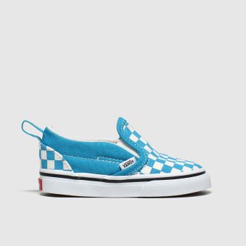 vans blue slip-on v trainers toddler vans blue slip-on v trainers toddler