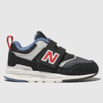 new balance black & grey 997 trainers toddler new balance black & grey 997 trainers toddler