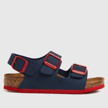 BIRKENSTOCK navy & red milano Boys Toddler Sandals BIRKENSTOCK navy & red milano Boys Toddler Sandals