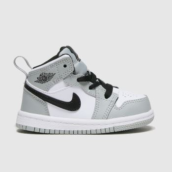 Nike Jordan light grey air jordan 1 mid trainers toddler Nike Jordan light grey air jordan 1 mid trainers toddler