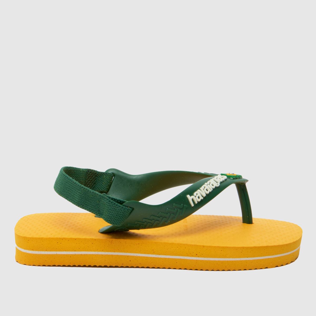 Kids Boys Toddler Yellow Havaianas Brasil Logo Sandals | schuh