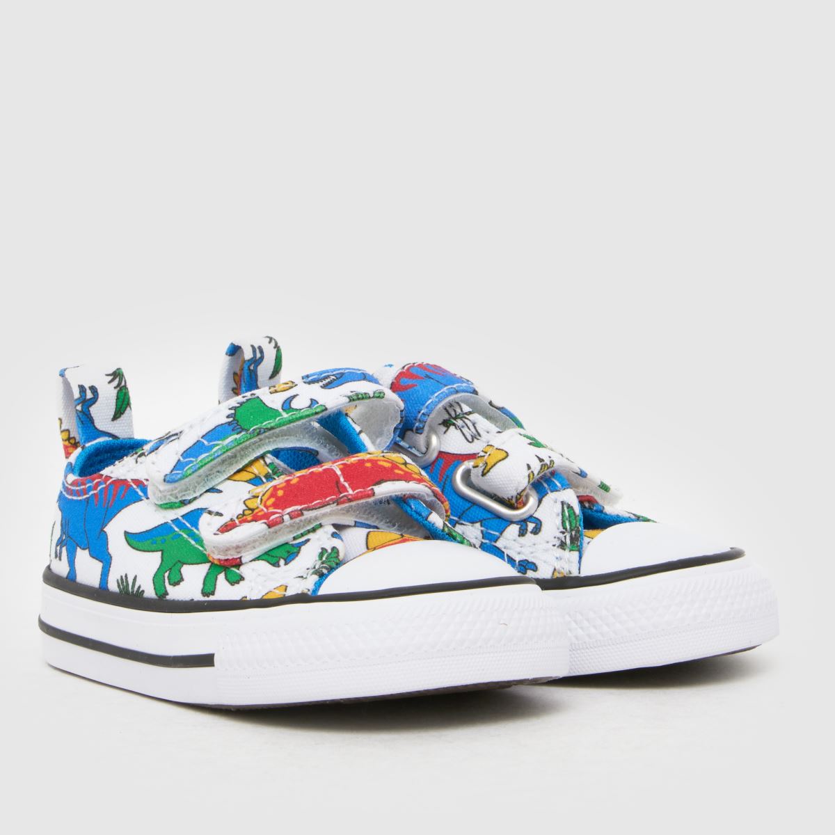 Converse All Star 2V Lo Boys Toddler in White Multi Converse All Star 2V Lo 1