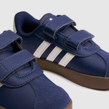 adidas VL Court 2V Boys Toddler in Navy & Stone adidas VL Court 2V,3 of 4