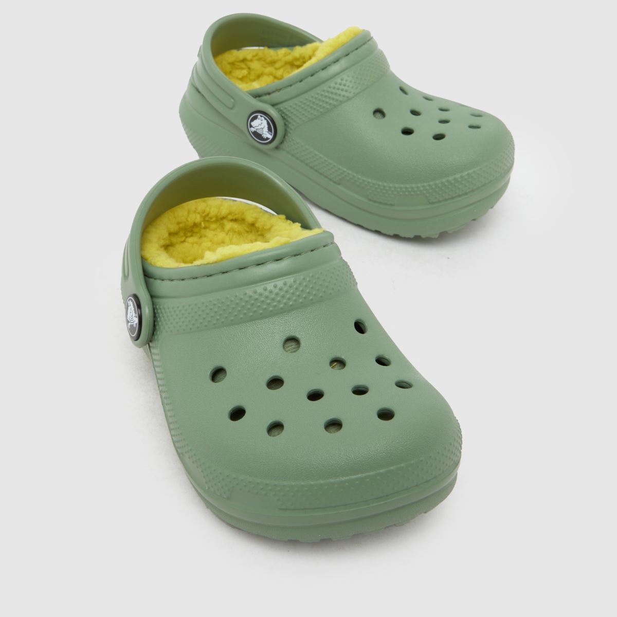 Crocs Classic Lined Clog Boys Toddler in Green Crocs Classic Lined Clog 4