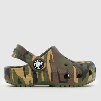 Crocs Green Multi Classic Clog Boys Toddler