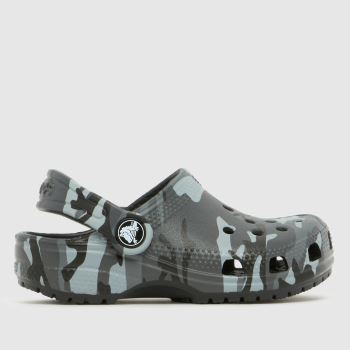Crocs Black Multi Classic Clog Boys Toddler