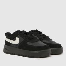 Nike Force 1 Low Boys Toddler in Black Nike Force 1 Low,2 of 4