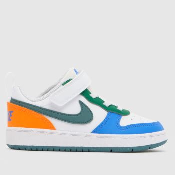 Nike White Multi Court Borough Low Boys Toddler