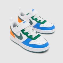 Nike Court Borough Low Boys Toddler in White Multi Nike Court Borough Low,3 of 4