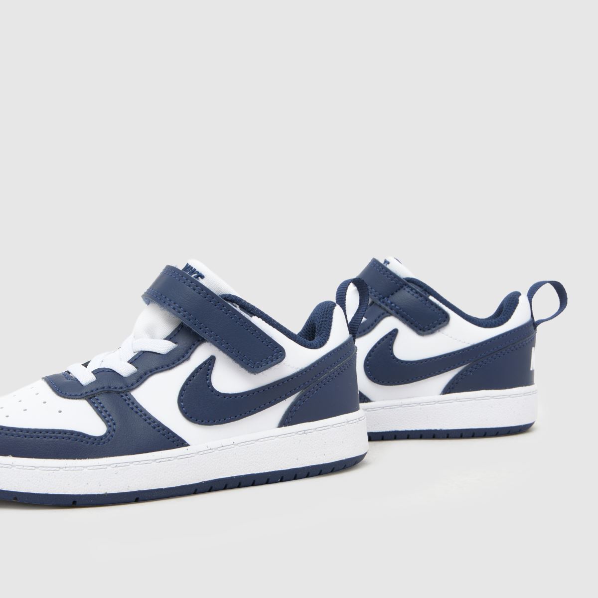 Nike Court Borough Low Boys Toddler in White & Navy Nike Court Borough Low 7