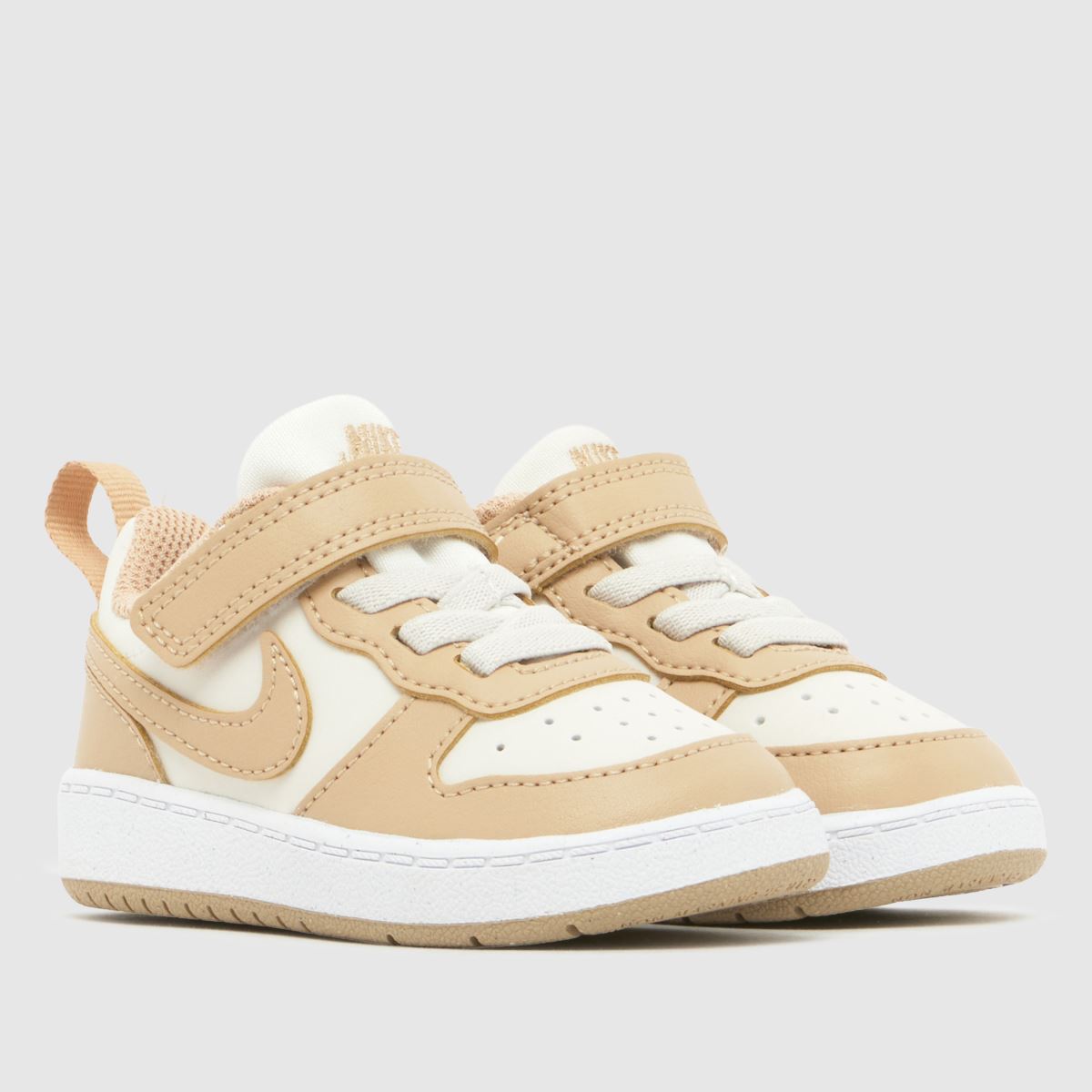 Nike Court Borough Low Boys Toddler in Stone Multi Nike Court Borough Low 1