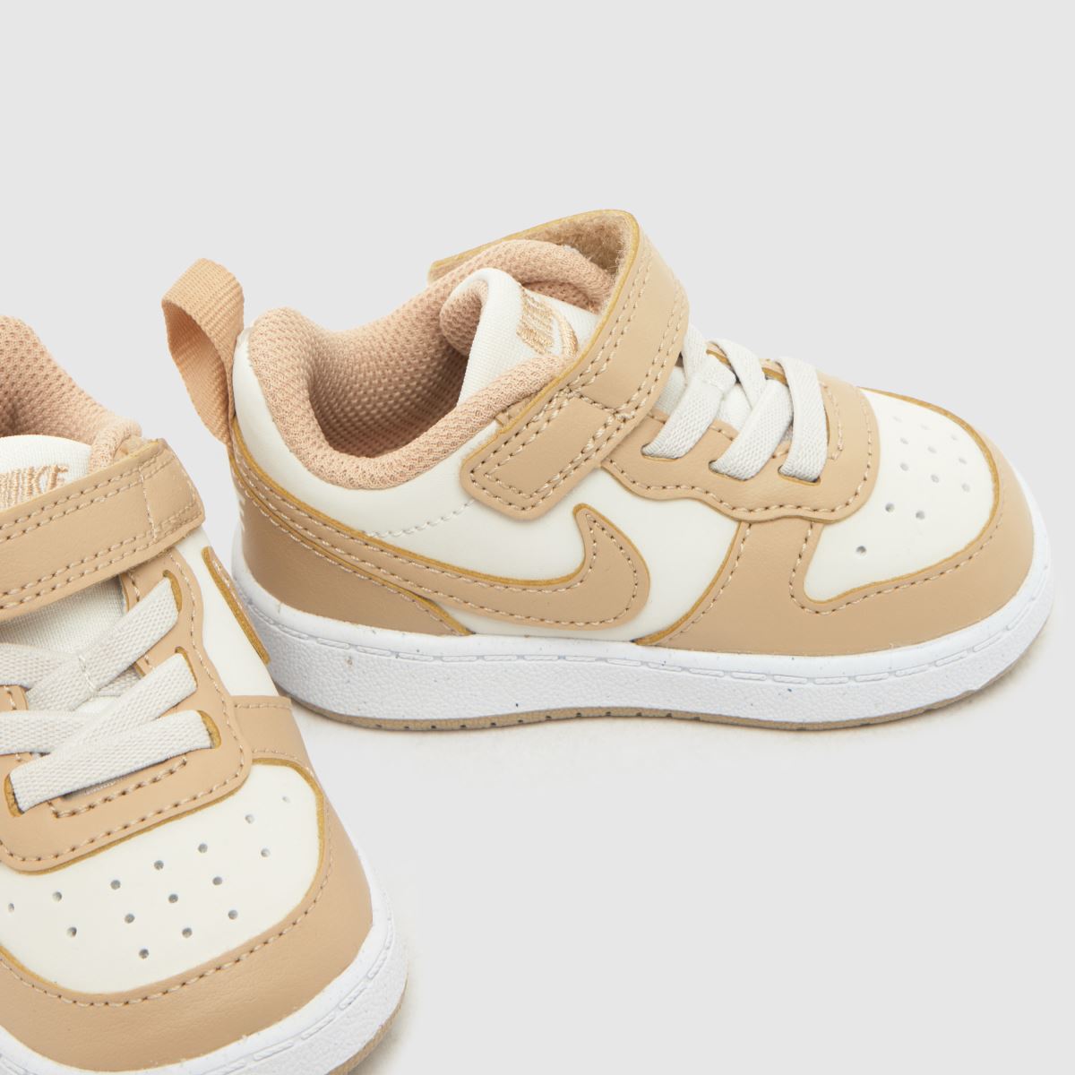 Nike Court Borough Low Boys Toddler in Stone Multi Nike Court Borough Low 7