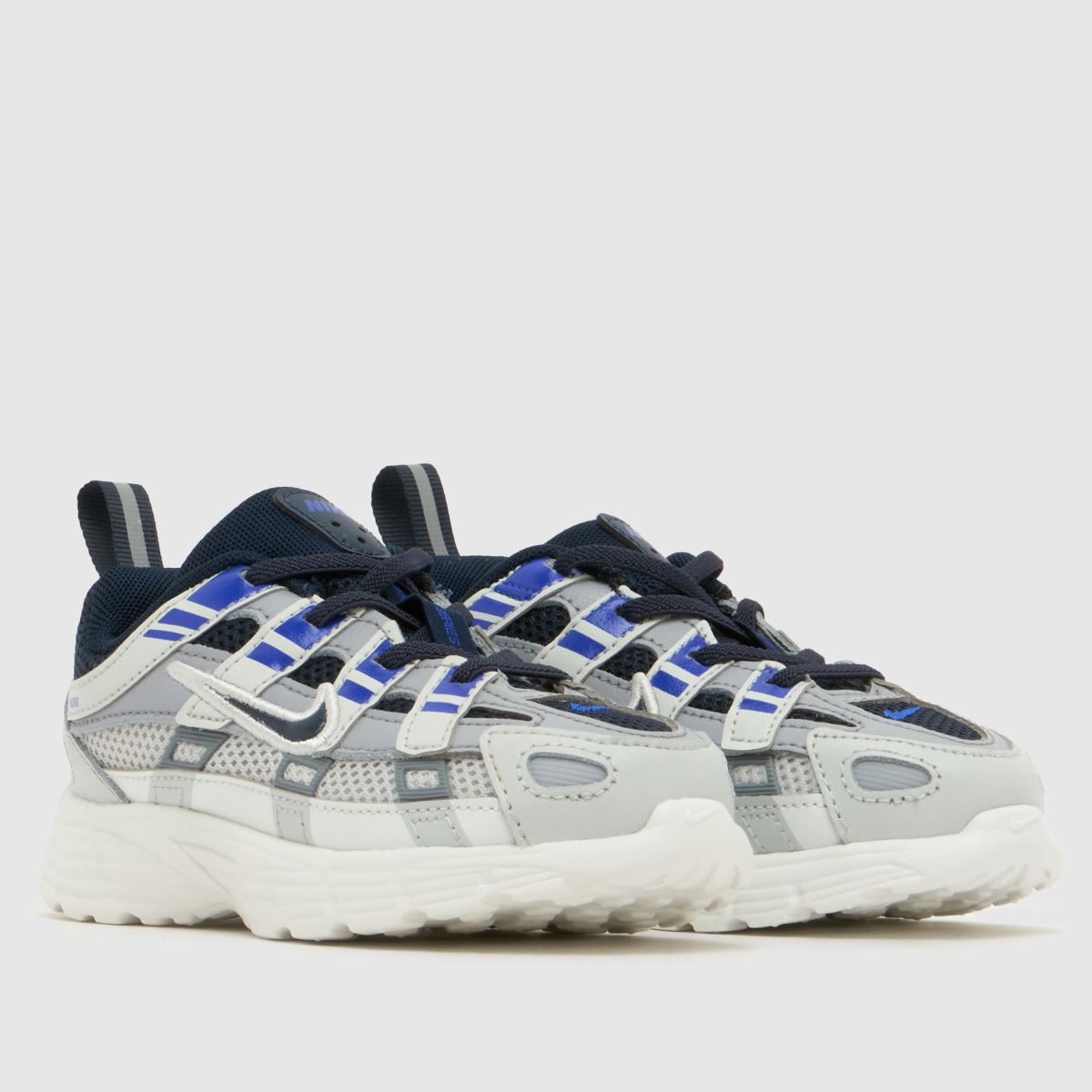 Nike P-6000 Boys Toddler in Grey & Navy Nike P-6000 1