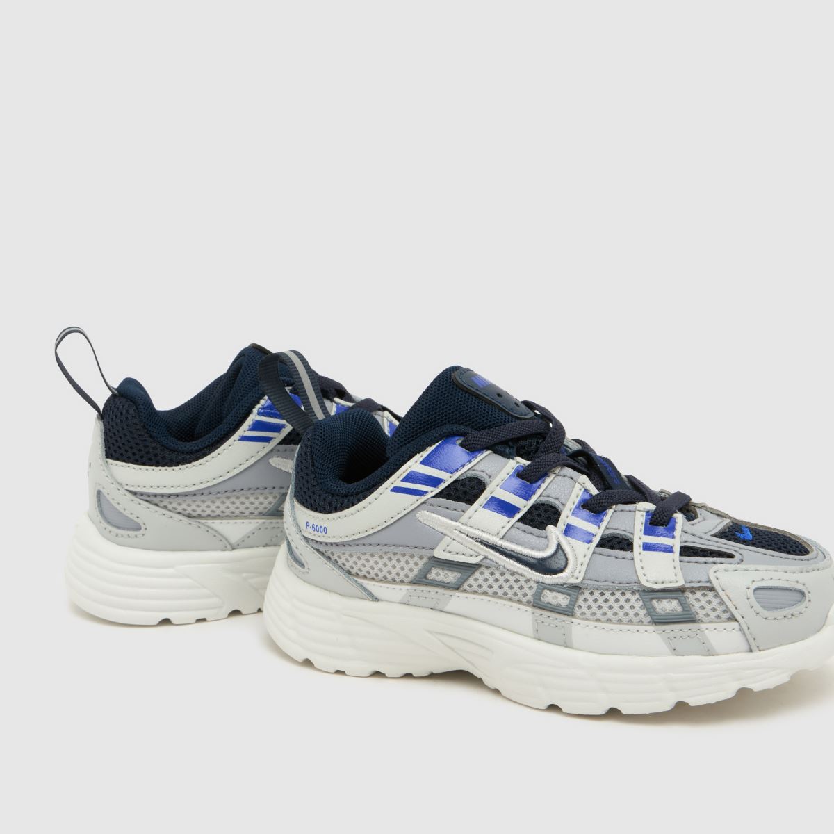 Nike P-6000 Boys Toddler in Grey & Navy Nike P-6000 7