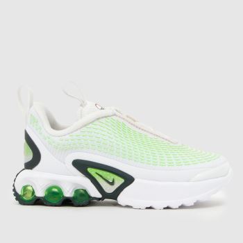 Nike White & Green Air Max DN Boys Toddler