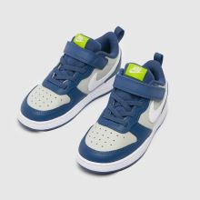 Nike Court Borough Low 2 Boys Toddler in Navy & Grey Nike Court Borough Low 2,3 of 4