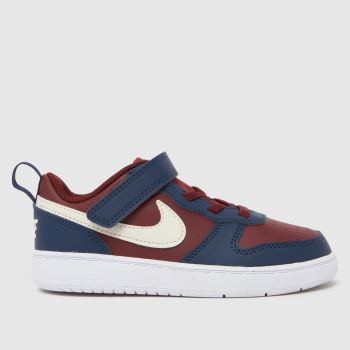 Nike Burgundy Court Borough Low Boys Toddler