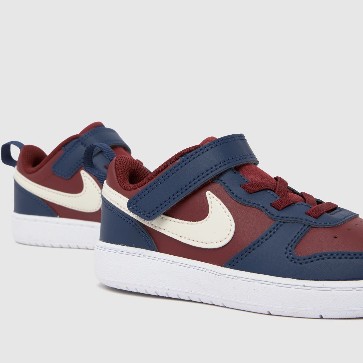 Kinder Nike Weinrot Court Borough Low Sneaker Nike Court Borough Low 4