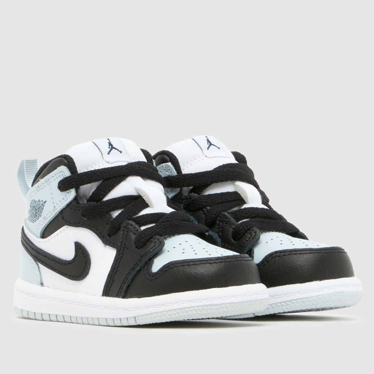 Nike Jordan 1 Mid Boys Toddler in Black and blue Nike Jordan 1 Mid 1